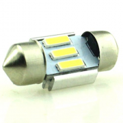  Auts LED Sofita, 3 Led, 1W, 70 Lumen, 31 mm, CANBUS, hideg fehr