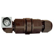  IP65 vzhatlan ktdoboz, fehr, henger alak, 20A, maximum 3x2,5 mm vezetkhez