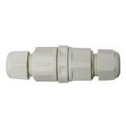  IP65 vzhatlan ktdoboz, fehr, henger alak, 20A, maximum 3x2,5 mm vezetkhez