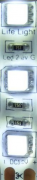  Led szalag 60 led/m, 5050 chip, hideg fehr, IP65